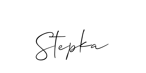 Best and Professional Signature Style for Stepka. Allison_Script Best Signature Style Collection. Stepka signature style 2 images and pictures png