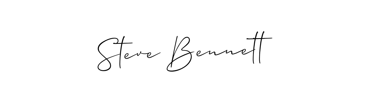 Check out images of Autograph of Steve Bennett name. Actor Steve Bennett Signature Style. Allison_Script is a professional sign style online. Steve Bennett signature style 2 images and pictures png