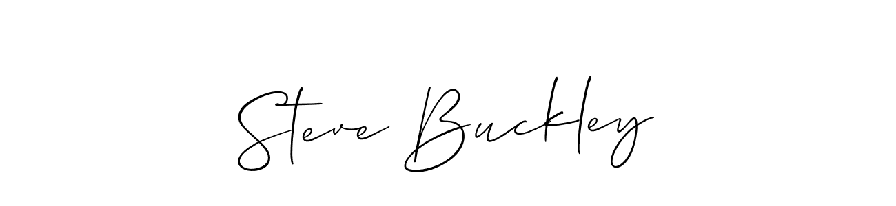 Create a beautiful signature design for name Steve Buckley. With this signature (Allison_Script) fonts, you can make a handwritten signature for free. Steve Buckley signature style 2 images and pictures png
