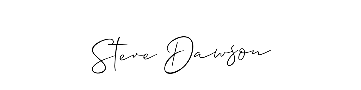 Best and Professional Signature Style for Steve Dawson. Allison_Script Best Signature Style Collection. Steve Dawson signature style 2 images and pictures png