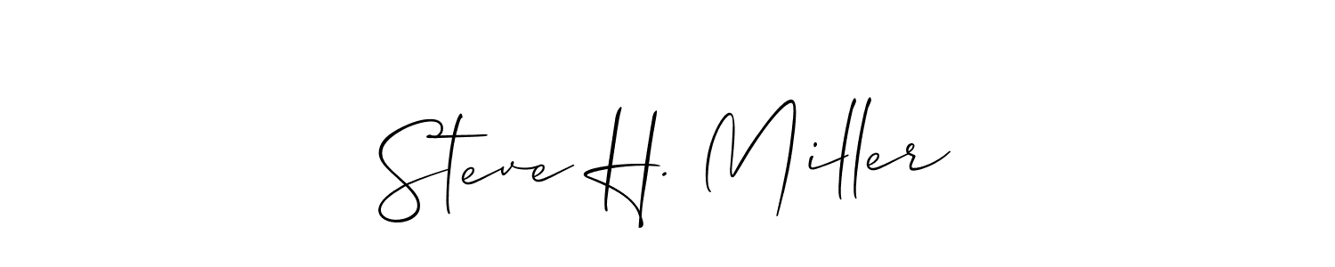 Check out images of Autograph of Steve H. Miller name. Actor Steve H. Miller Signature Style. Allison_Script is a professional sign style online. Steve H. Miller signature style 2 images and pictures png