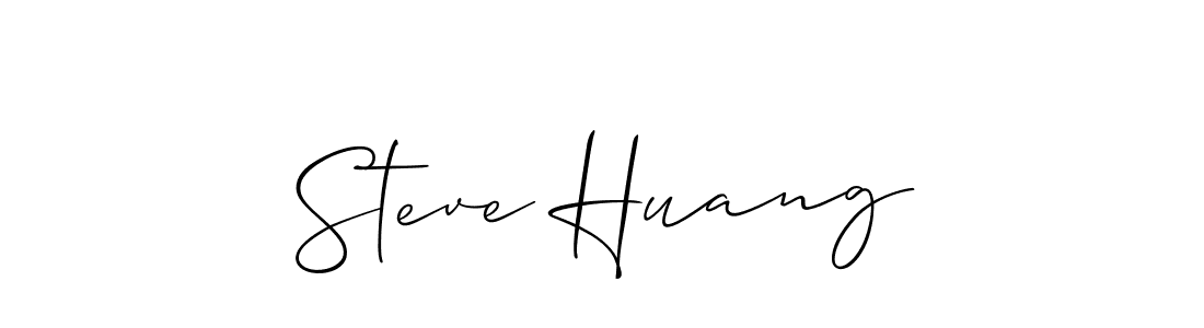 Use a signature maker to create a handwritten signature online. With this signature software, you can design (Allison_Script) your own signature for name Steve Huang. Steve Huang signature style 2 images and pictures png