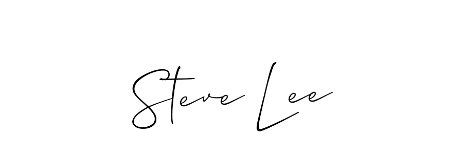 Design your own signature with our free online signature maker. With this signature software, you can create a handwritten (Allison_Script) signature for name Steve Lee. Steve Lee signature style 2 images and pictures png