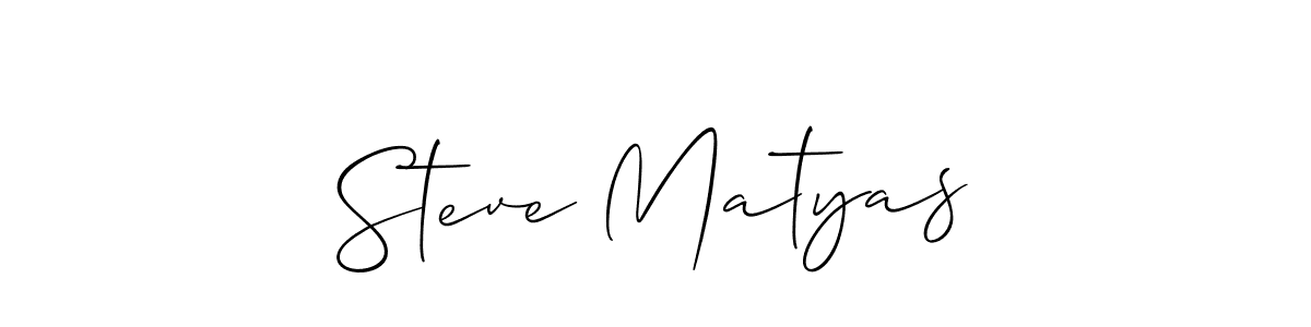 It looks lik you need a new signature style for name Steve Matyas. Design unique handwritten (Allison_Script) signature with our free signature maker in just a few clicks. Steve Matyas signature style 2 images and pictures png