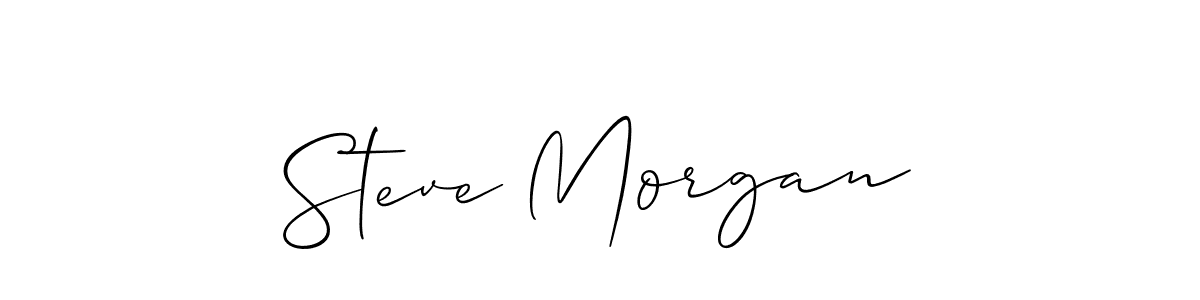 if you are searching for the best signature style for your name Steve Morgan. so please give up your signature search. here we have designed multiple signature styles  using Allison_Script. Steve Morgan signature style 2 images and pictures png