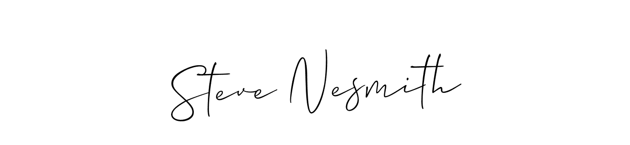 How to make Steve Nesmith signature? Allison_Script is a professional autograph style. Create handwritten signature for Steve Nesmith name. Steve Nesmith signature style 2 images and pictures png