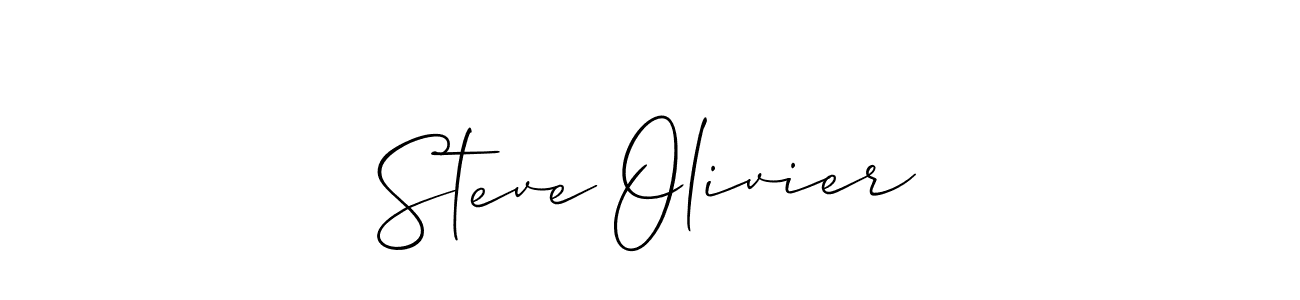 Also You can easily find your signature by using the search form. We will create Steve Olivier name handwritten signature images for you free of cost using Allison_Script sign style. Steve Olivier signature style 2 images and pictures png