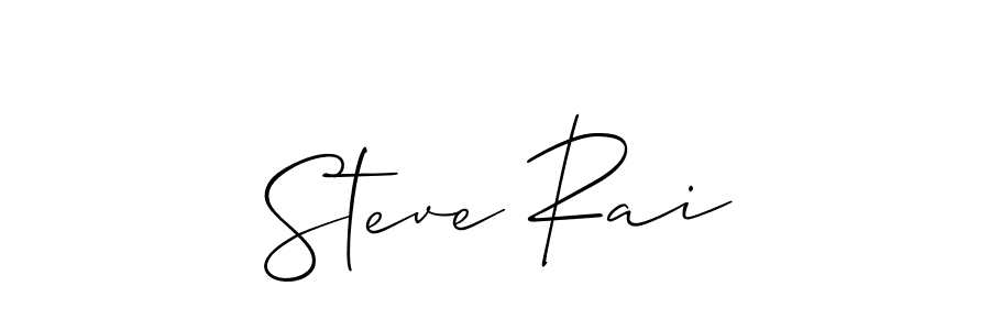 Also we have Steve Rai name is the best signature style. Create professional handwritten signature collection using Allison_Script autograph style. Steve Rai signature style 2 images and pictures png