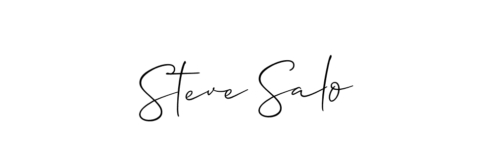 Once you've used our free online signature maker to create your best signature Allison_Script style, it's time to enjoy all of the benefits that Steve Salo name signing documents. Steve Salo signature style 2 images and pictures png