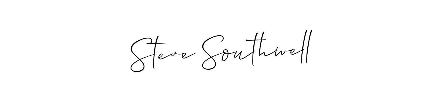 It looks lik you need a new signature style for name Steve Southwell. Design unique handwritten (Allison_Script) signature with our free signature maker in just a few clicks. Steve Southwell signature style 2 images and pictures png