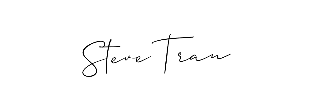 Check out images of Autograph of Steve Tran name. Actor Steve Tran Signature Style. Allison_Script is a professional sign style online. Steve Tran signature style 2 images and pictures png