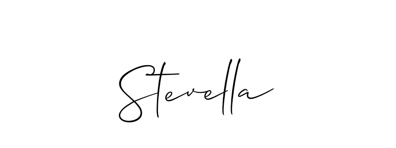 Make a beautiful signature design for name Stevella. Use this online signature maker to create a handwritten signature for free. Stevella signature style 2 images and pictures png