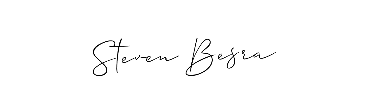 You should practise on your own different ways (Allison_Script) to write your name (Steven Besra) in signature. don't let someone else do it for you. Steven Besra signature style 2 images and pictures png