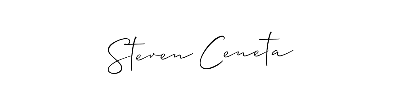 See photos of Steven Ceneta official signature by Spectra . Check more albums & portfolios. Read reviews & check more about Allison_Script font. Steven Ceneta signature style 2 images and pictures png