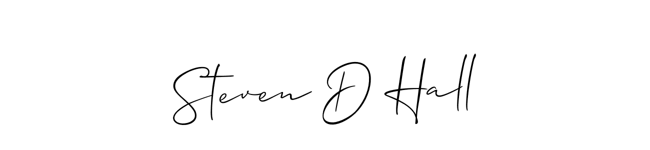if you are searching for the best signature style for your name Steven D Hall. so please give up your signature search. here we have designed multiple signature styles  using Allison_Script. Steven D Hall signature style 2 images and pictures png