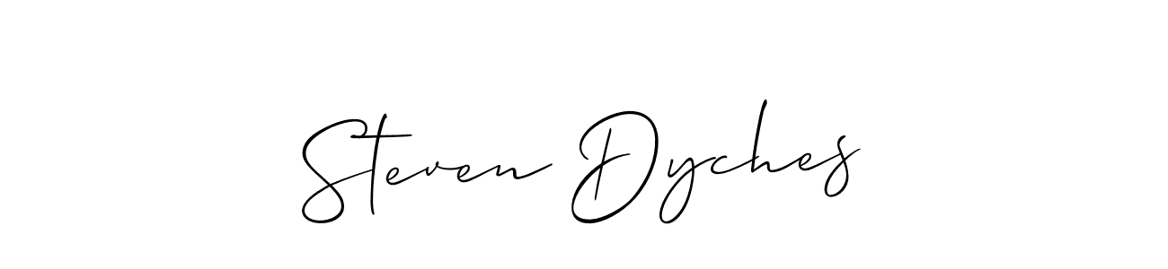 Also You can easily find your signature by using the search form. We will create Steven Dyches name handwritten signature images for you free of cost using Allison_Script sign style. Steven Dyches signature style 2 images and pictures png