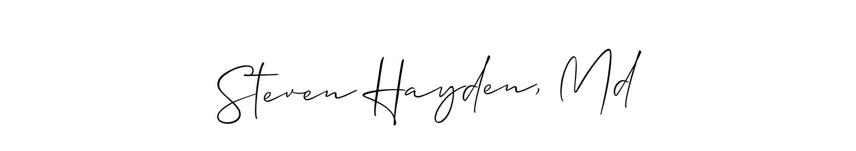 Make a beautiful signature design for name Steven Hayden, Md. Use this online signature maker to create a handwritten signature for free. Steven Hayden, Md signature style 2 images and pictures png