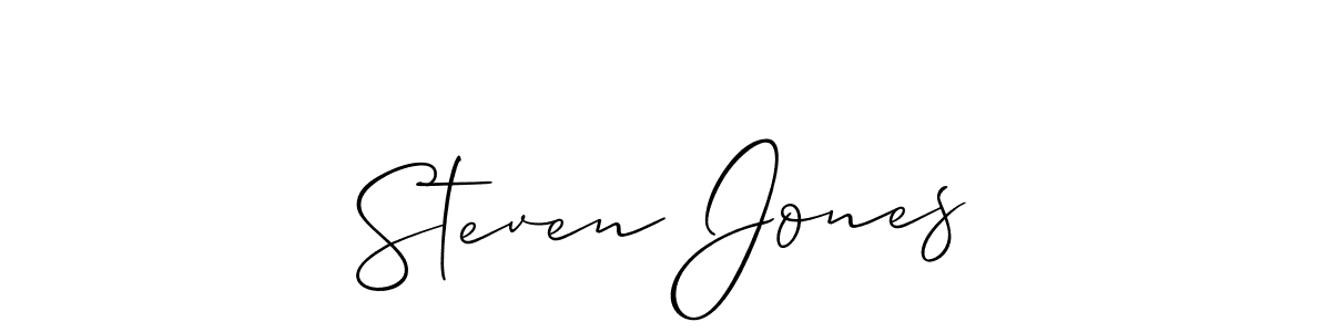 How to make Steven Jones name signature. Use Allison_Script style for creating short signs online. This is the latest handwritten sign. Steven Jones signature style 2 images and pictures png