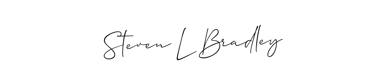 Once you've used our free online signature maker to create your best signature Allison_Script style, it's time to enjoy all of the benefits that Steven L Bradley name signing documents. Steven L Bradley signature style 2 images and pictures png