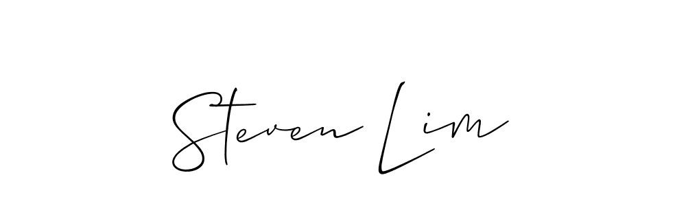 How to Draw Steven Lim signature style? Allison_Script is a latest design signature styles for name Steven Lim. Steven Lim signature style 2 images and pictures png