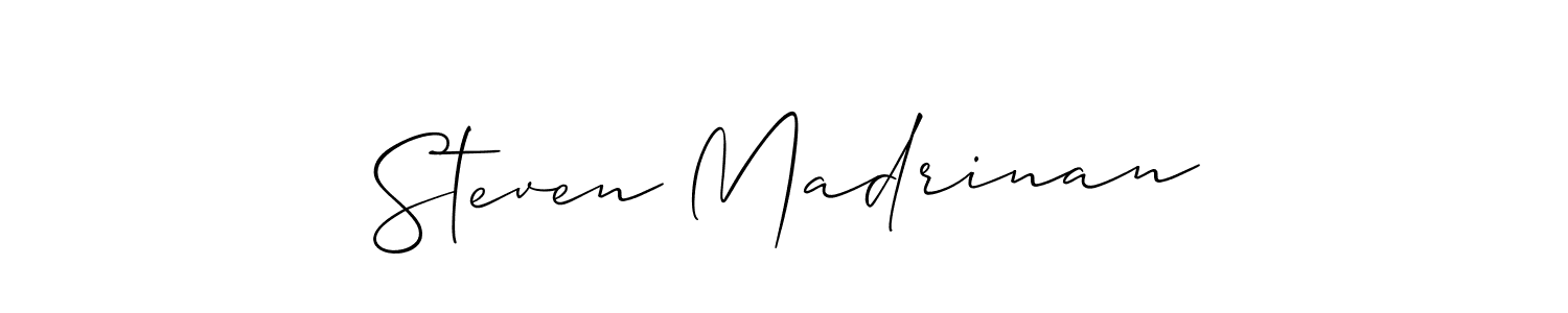 See photos of Steven Madrinan official signature by Spectra . Check more albums & portfolios. Read reviews & check more about Allison_Script font. Steven Madrinan signature style 2 images and pictures png