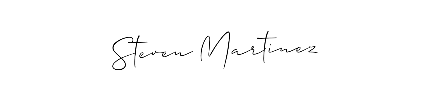 Steven Martinez stylish signature style. Best Handwritten Sign (Allison_Script) for my name. Handwritten Signature Collection Ideas for my name Steven Martinez. Steven Martinez signature style 2 images and pictures png