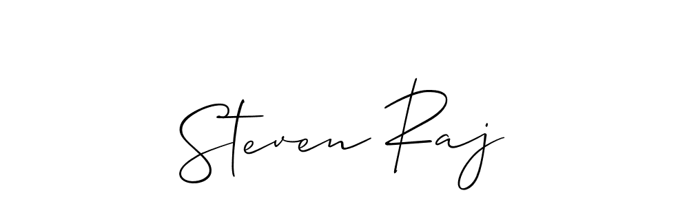 Also You can easily find your signature by using the search form. We will create Steven Raj name handwritten signature images for you free of cost using Allison_Script sign style. Steven Raj signature style 2 images and pictures png