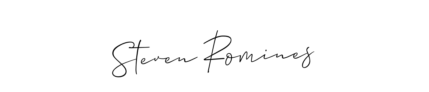 Also we have Steven Romines name is the best signature style. Create professional handwritten signature collection using Allison_Script autograph style. Steven Romines signature style 2 images and pictures png