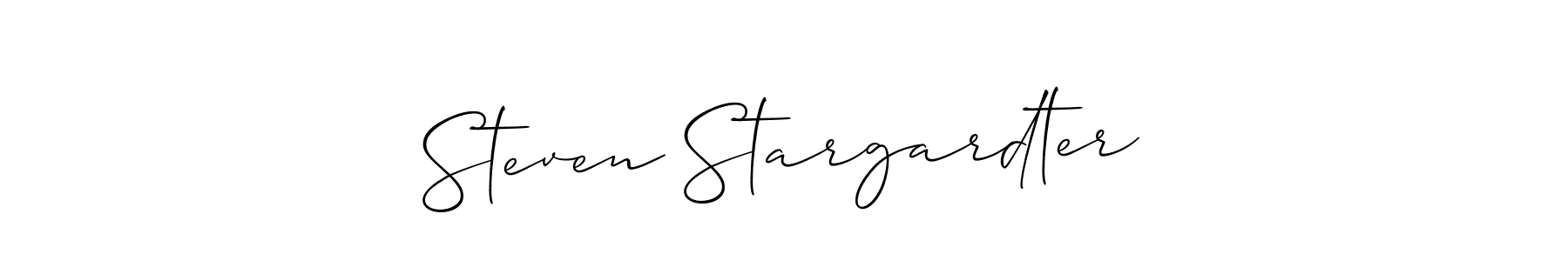 See photos of Steven Stargardter official signature by Spectra . Check more albums & portfolios. Read reviews & check more about Allison_Script font. Steven Stargardter signature style 2 images and pictures png