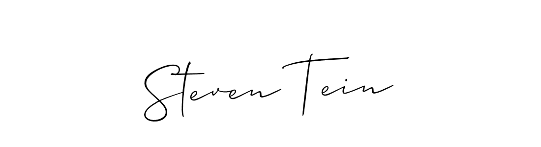 How to make Steven Tein name signature. Use Allison_Script style for creating short signs online. This is the latest handwritten sign. Steven Tein signature style 2 images and pictures png