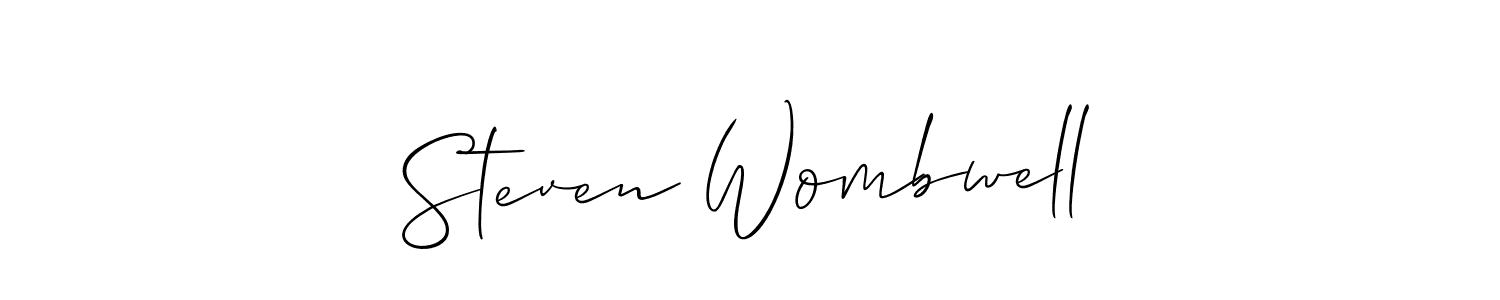 Once you've used our free online signature maker to create your best signature Allison_Script style, it's time to enjoy all of the benefits that Steven Wombwell name signing documents. Steven Wombwell signature style 2 images and pictures png