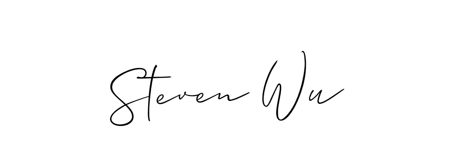 Make a beautiful signature design for name Steven Wu. Use this online signature maker to create a handwritten signature for free. Steven Wu signature style 2 images and pictures png