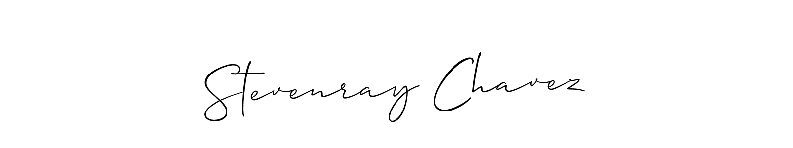 You should practise on your own different ways (Allison_Script) to write your name (Stevenray Chavez) in signature. don't let someone else do it for you. Stevenray Chavez signature style 2 images and pictures png