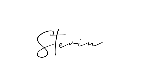 How to Draw Stevin signature style? Allison_Script is a latest design signature styles for name Stevin. Stevin signature style 2 images and pictures png