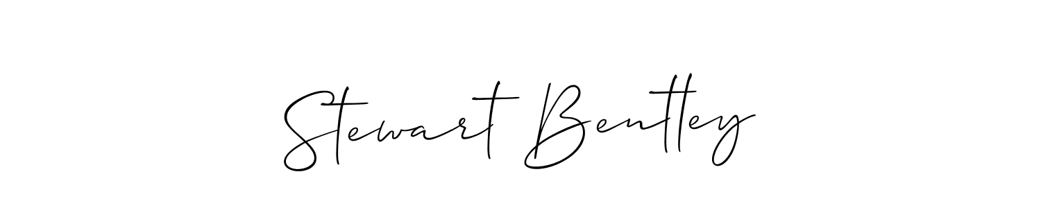 Create a beautiful signature design for name Stewart Bentley. With this signature (Allison_Script) fonts, you can make a handwritten signature for free. Stewart Bentley signature style 2 images and pictures png
