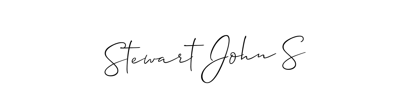 How to Draw Stewart John S signature style? Allison_Script is a latest design signature styles for name Stewart John S. Stewart John S signature style 2 images and pictures png