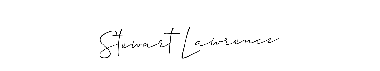 Design your own signature with our free online signature maker. With this signature software, you can create a handwritten (Allison_Script) signature for name Stewart Lawrence. Stewart Lawrence signature style 2 images and pictures png