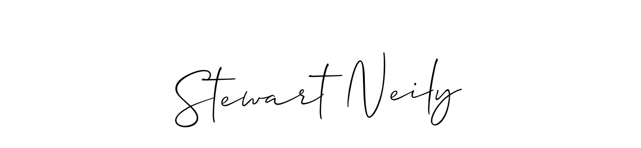 How to Draw Stewart Neily signature style? Allison_Script is a latest design signature styles for name Stewart Neily. Stewart Neily signature style 2 images and pictures png