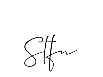 Also we have Stfn name is the best signature style. Create professional handwritten signature collection using Allison_Script autograph style. Stfn signature style 2 images and pictures png