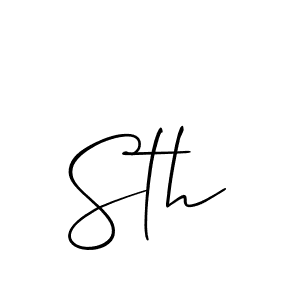 Best and Professional Signature Style for Sth. Allison_Script Best Signature Style Collection. Sth signature style 2 images and pictures png