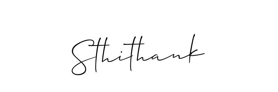 You should practise on your own different ways (Allison_Script) to write your name (Sthithank) in signature. don't let someone else do it for you. Sthithank signature style 2 images and pictures png