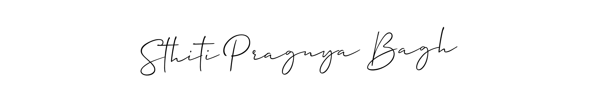 How to Draw Sthiti Pragnya Bagh signature style? Allison_Script is a latest design signature styles for name Sthiti Pragnya Bagh. Sthiti Pragnya Bagh signature style 2 images and pictures png