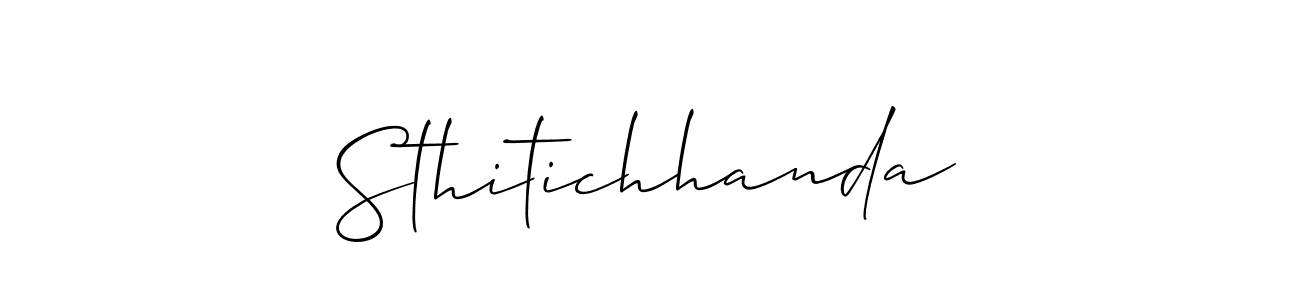 It looks lik you need a new signature style for name Sthitichhanda. Design unique handwritten (Allison_Script) signature with our free signature maker in just a few clicks. Sthitichhanda signature style 2 images and pictures png