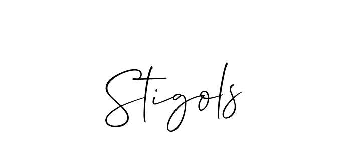 Also we have Stigols name is the best signature style. Create professional handwritten signature collection using Allison_Script autograph style. Stigols signature style 2 images and pictures png