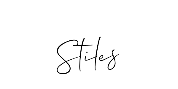 Best and Professional Signature Style for Stiles. Allison_Script Best Signature Style Collection. Stiles signature style 2 images and pictures png