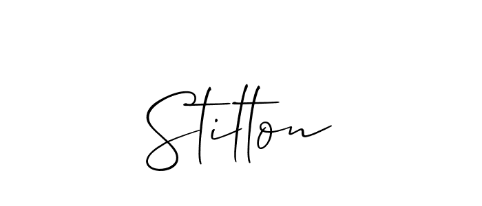 The best way (Allison_Script) to make a short signature is to pick only two or three words in your name. The name Stilton include a total of six letters. For converting this name. Stilton signature style 2 images and pictures png
