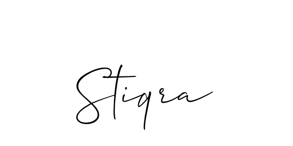 if you are searching for the best signature style for your name Stiqra. so please give up your signature search. here we have designed multiple signature styles  using Allison_Script. Stiqra signature style 2 images and pictures png