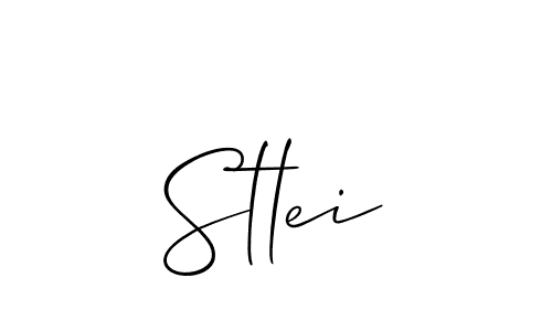 How to Draw Stlei signature style? Allison_Script is a latest design signature styles for name Stlei. Stlei signature style 2 images and pictures png