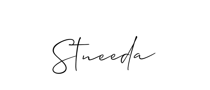 Here are the top 10 professional signature styles for the name Stneeda. These are the best autograph styles you can use for your name. Stneeda signature style 2 images and pictures png