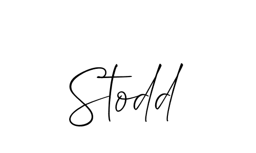 Also we have Stodd name is the best signature style. Create professional handwritten signature collection using Allison_Script autograph style. Stodd signature style 2 images and pictures png